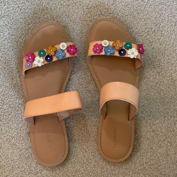 Old Navy Shoes - Old Navy two strap floral sandals